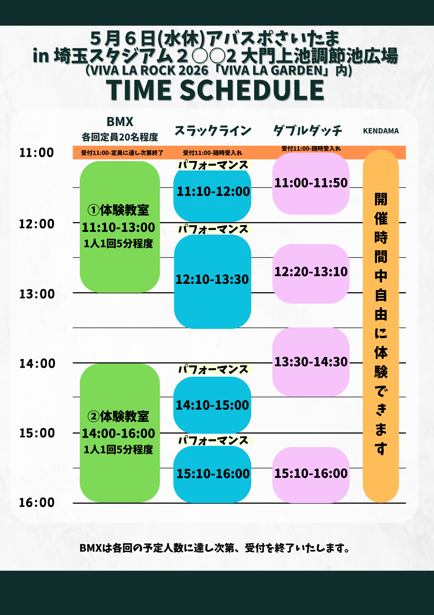 5/6 タイムスケジュール